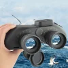 7x50Military Binoculars With Rangefinder Compass Binoculars Nitrogen Filled Waterproof Outdoor Night Vision HD Professional Binoculars