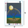 Moon Tree  | Full Round Diamond Painting Kits