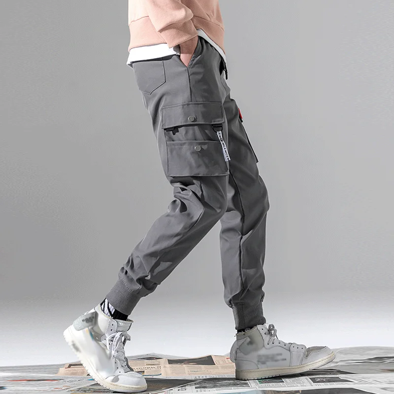 Casual Pocket Solid Color Pants-inspireuse