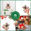 4Pcs Diamond Painting Acrylic Animals Pendant Single Side Drill Home Garden Decor