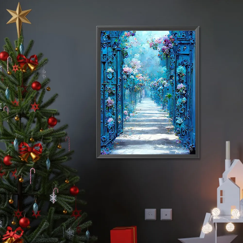 Full Round Diamond Painting 30*40cm - Flower Path