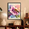 Diamond Painting -DIY Round Drill Flower Bee