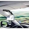 Support de t&eacute;l&eacute;phone portable rotatif &agrave; 360&deg; pour pare-soleil de voiture