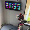 WIFI Creative Tetris LED Digital Electronic Cyberpunk RGB Clock