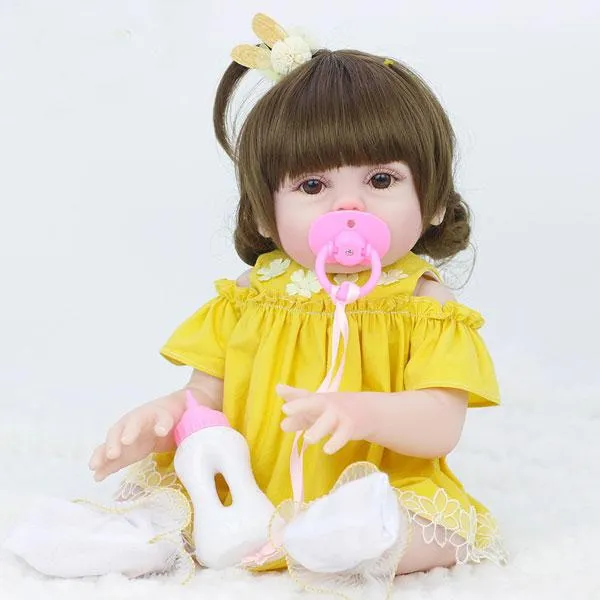 22" Little Alva Reborn Doll Girl with Drink and Wet System - Reborn Shoppe