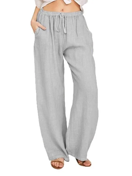 Women Loose Cotton & Linen Casual Pants