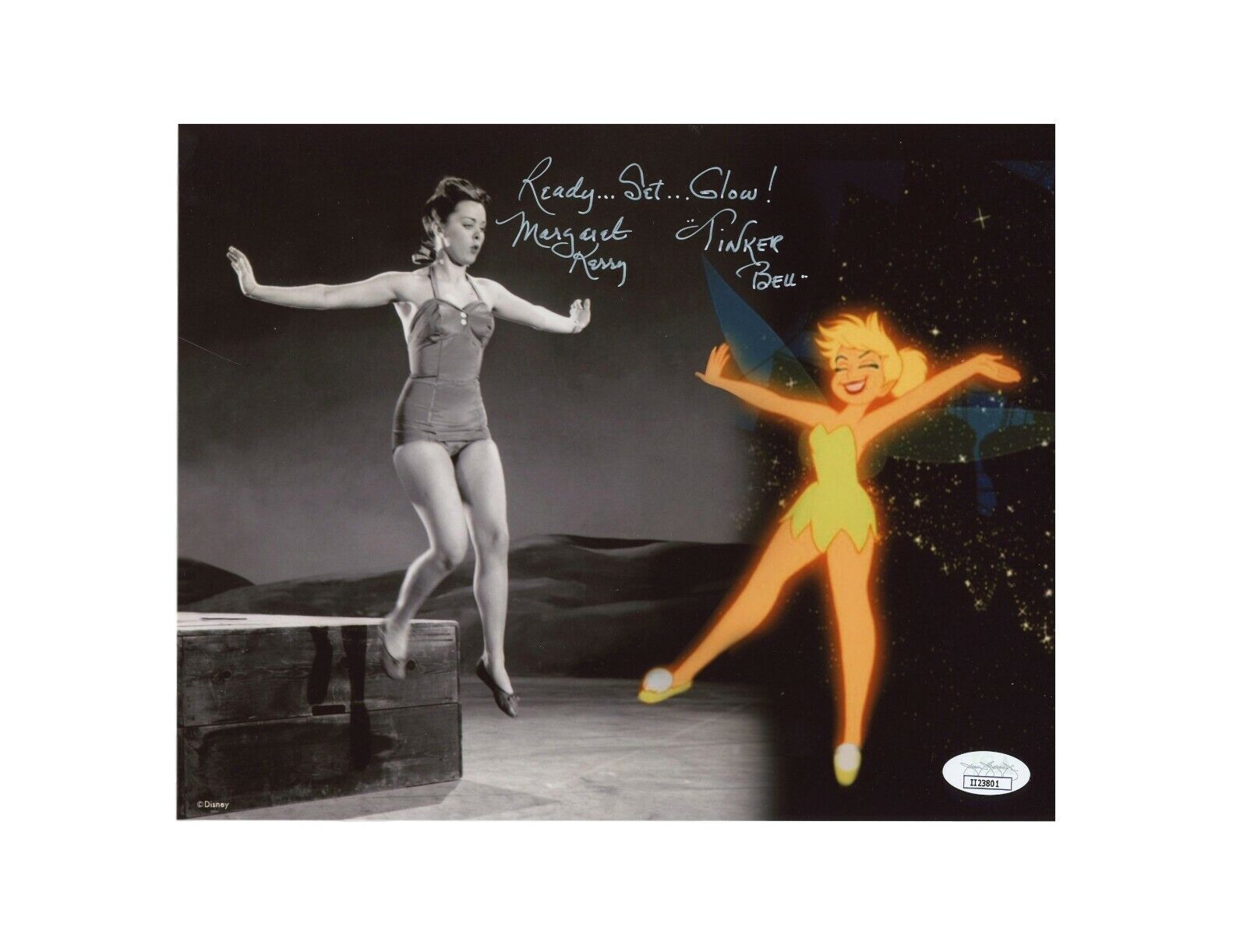 Margaret Kerry Signed Tinker Bell 8x10 Photo Poster painting Inscribed Glow