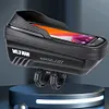 1L EVA Bike Phone Handlebar Bag with Quick Release for Smart Phones 4.7-6.8in