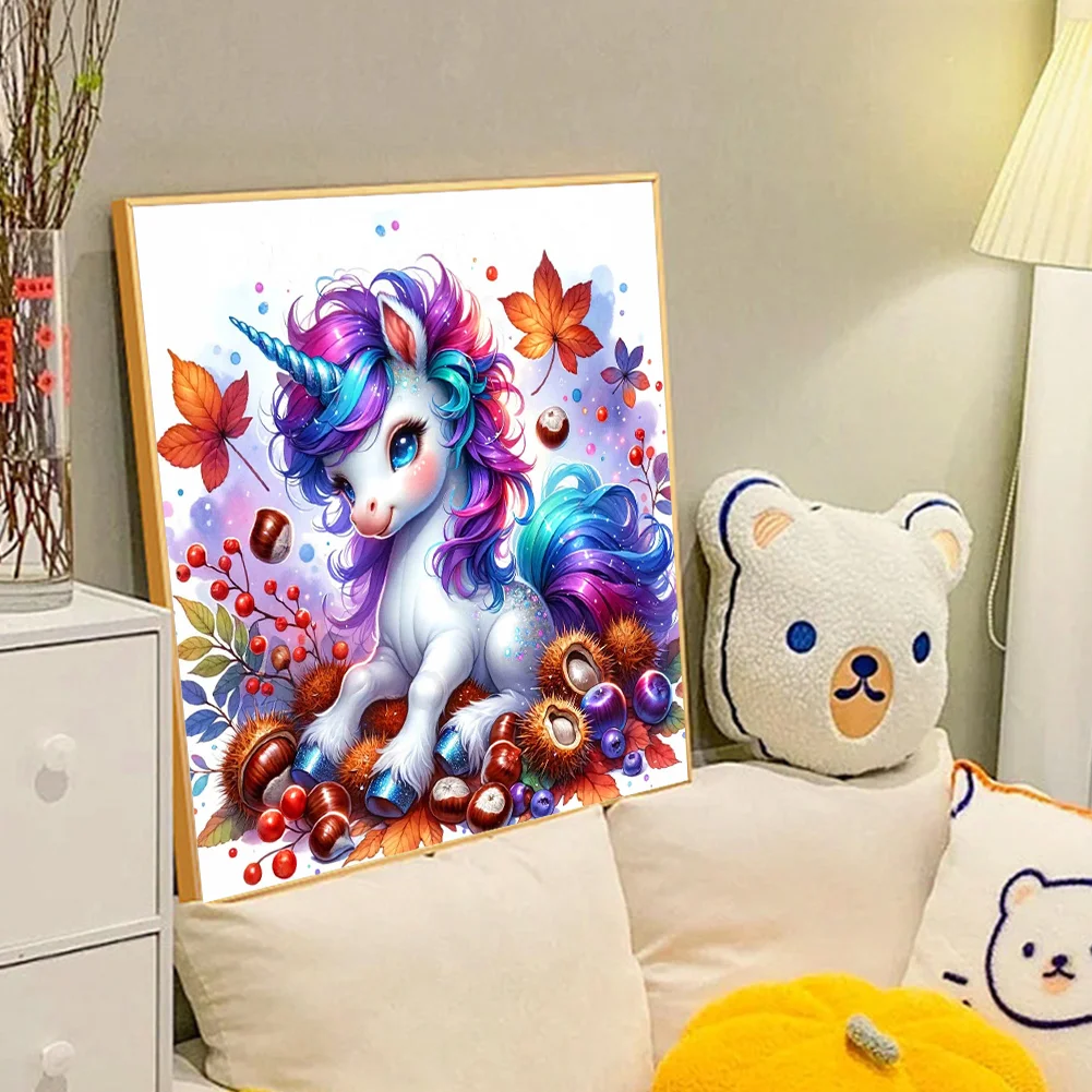 Diamond Painting - Full Round Drill - Unicorn(Canvas|40*40cm)