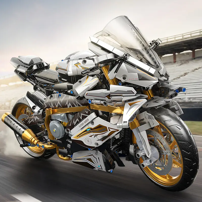 1 5 2000pcs white golden building blocks assembled model splicing is simple and easy to suitable for birthday christmas halloween thanksgiving new year party gifts Product details 1