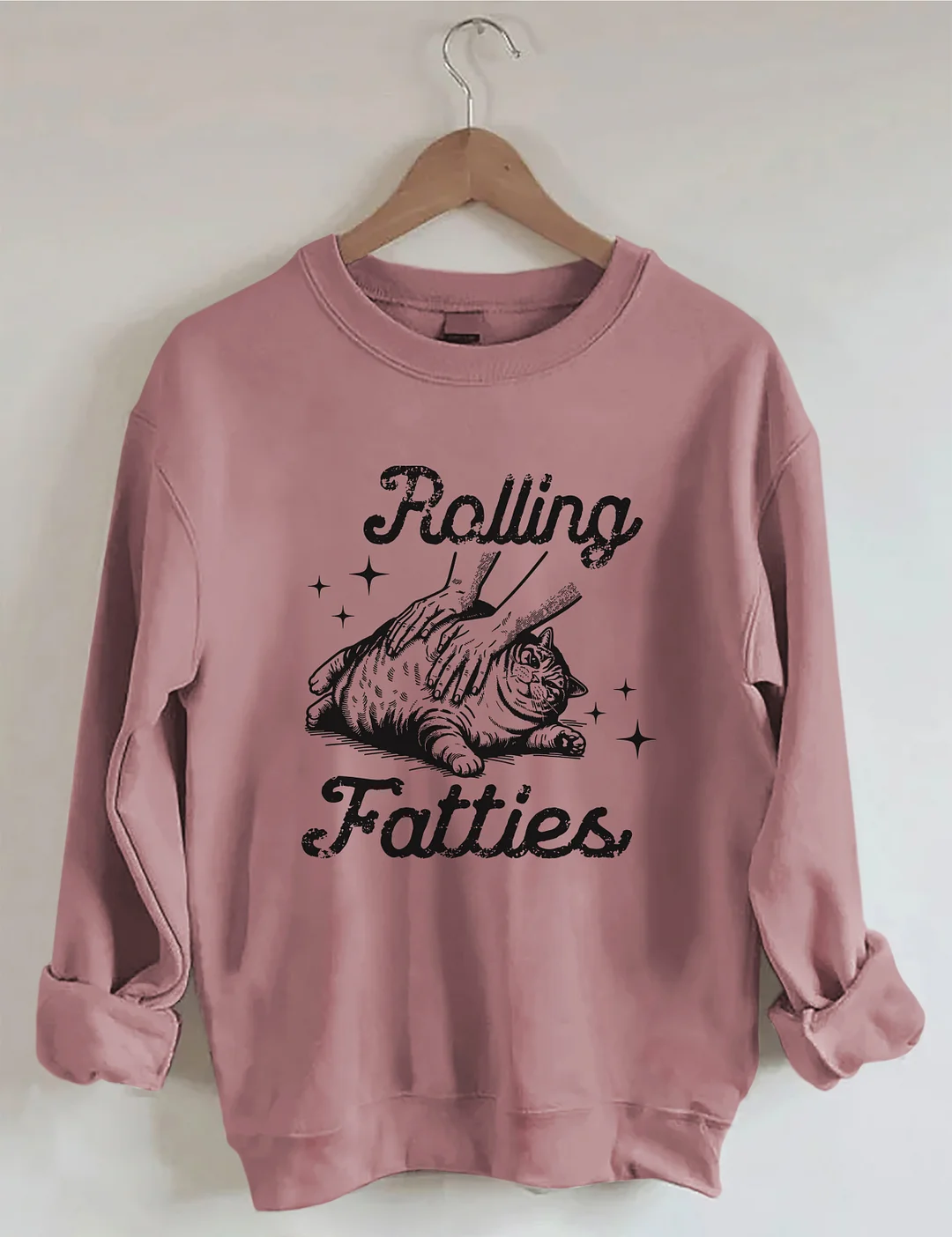 Rolling Fatties Cat Sweatshirt