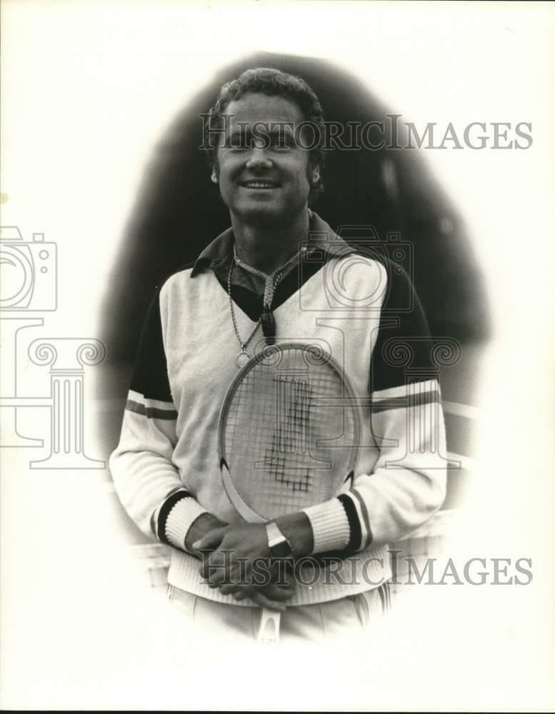 Press Photo Poster painting Tennis pro Dennis Van der Meer - hps00355