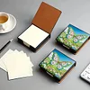 (US Local)Butterfly PU Diamond Painting Notecard Box Contains 150 Sheets of Paper