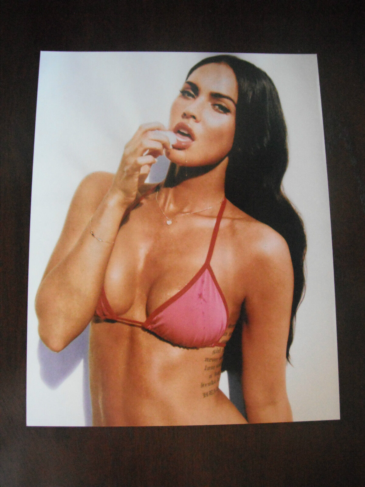 Megan Fox Sexy Actress Model Color 11x14 Promo Photo Poster painting