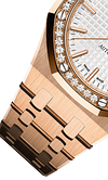 Rose Gold 904L Steel Silver White Dial - Watches - 37mm