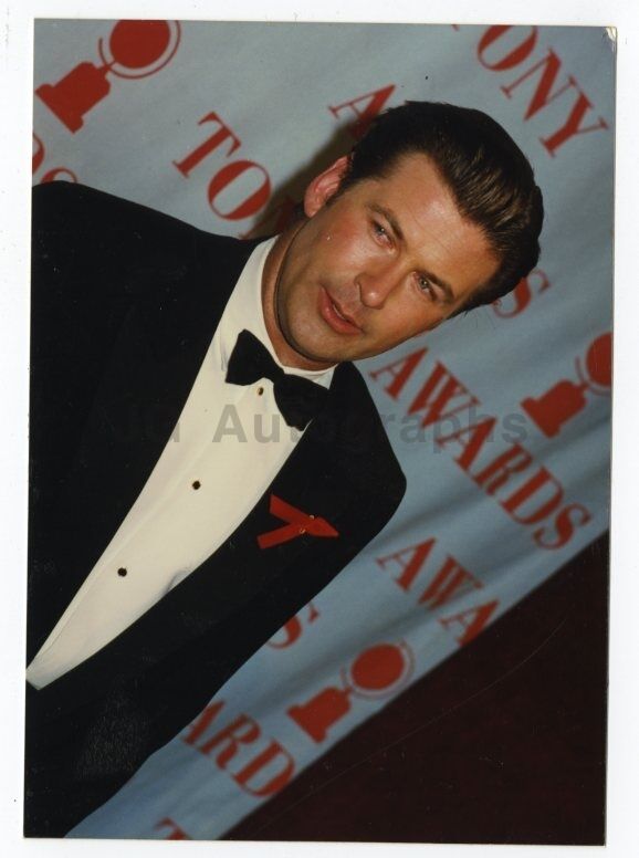 Alec Baldwin - Vintage Candid Photo Poster painting by Peter Warrack - Previously Unpublished