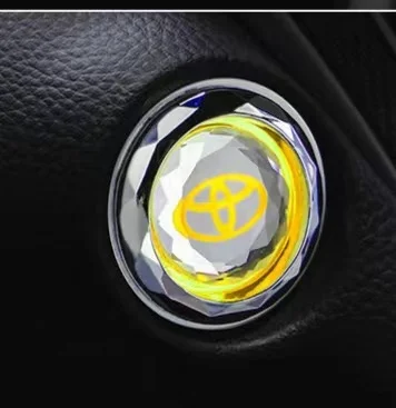 Car one-touch start crystal button (with car logo)