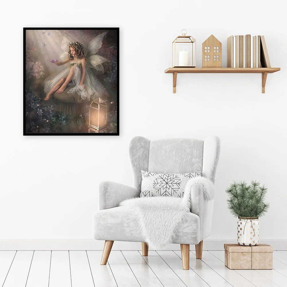 DIY Stamped Cross Stitch 11CT Full Embroidery 40*45cm - Angel