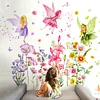 Flower Garden Fairy Self Adhesive Wall Sticker Kids Room Decor