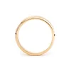 14K Yellow Gold Classic Flat Matte Brushed Men's Wedding Band