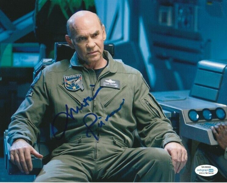 MITCH PILEGGI SIGNED STARGATE ATLANTIS CALDWELL 8x10 Photo Poster painting! THE X-FILES ACOA COA