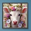 >SALE<5D DIY Full Round Drill Diamond Painting Sheep Flowers Kit Decor 30x30cm