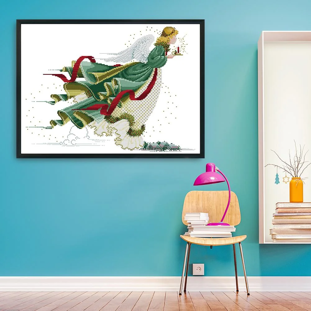 14ct Stamped Cross Stitch - Angels(52*38cm)