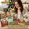 6Pcs DIY Pearl Diamond Painting Christmas Cards, 3D Greeting Card Craft Kits with Resin Pearls, Handmade Holiday Cards for Adults, Christmas Gifts & Decorations