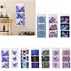 DIY Diamond Painting 3 Pockets Home Organizer Wall Door Hanging Storage Bag Kit