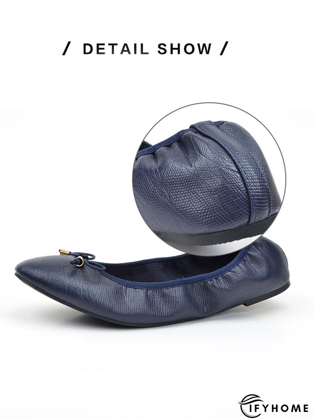 Retro Bow Comfortable Soft Shallow Shoes | IFYHOME