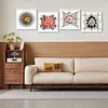 4pcs Diamond Painting -DIY Round Drill Mmandala Bouquet