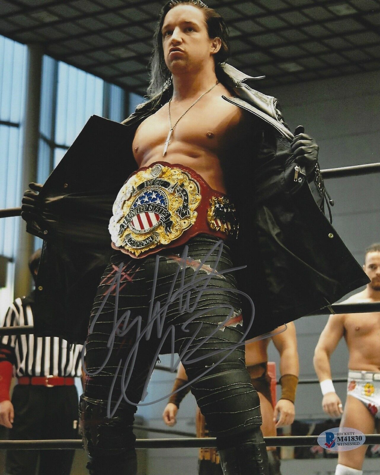 Jay White Signed 8x10 Photo Poster painting BAS COA New Japan Pro Wrestling Bullet Club Auto'd L