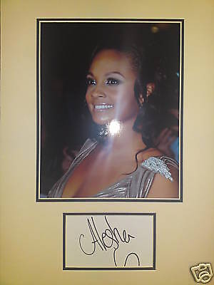 ALESHA DIXON - TOP SINGER - BRILLIANT SIGNED COLOUR Photo Poster painting DISPLAY