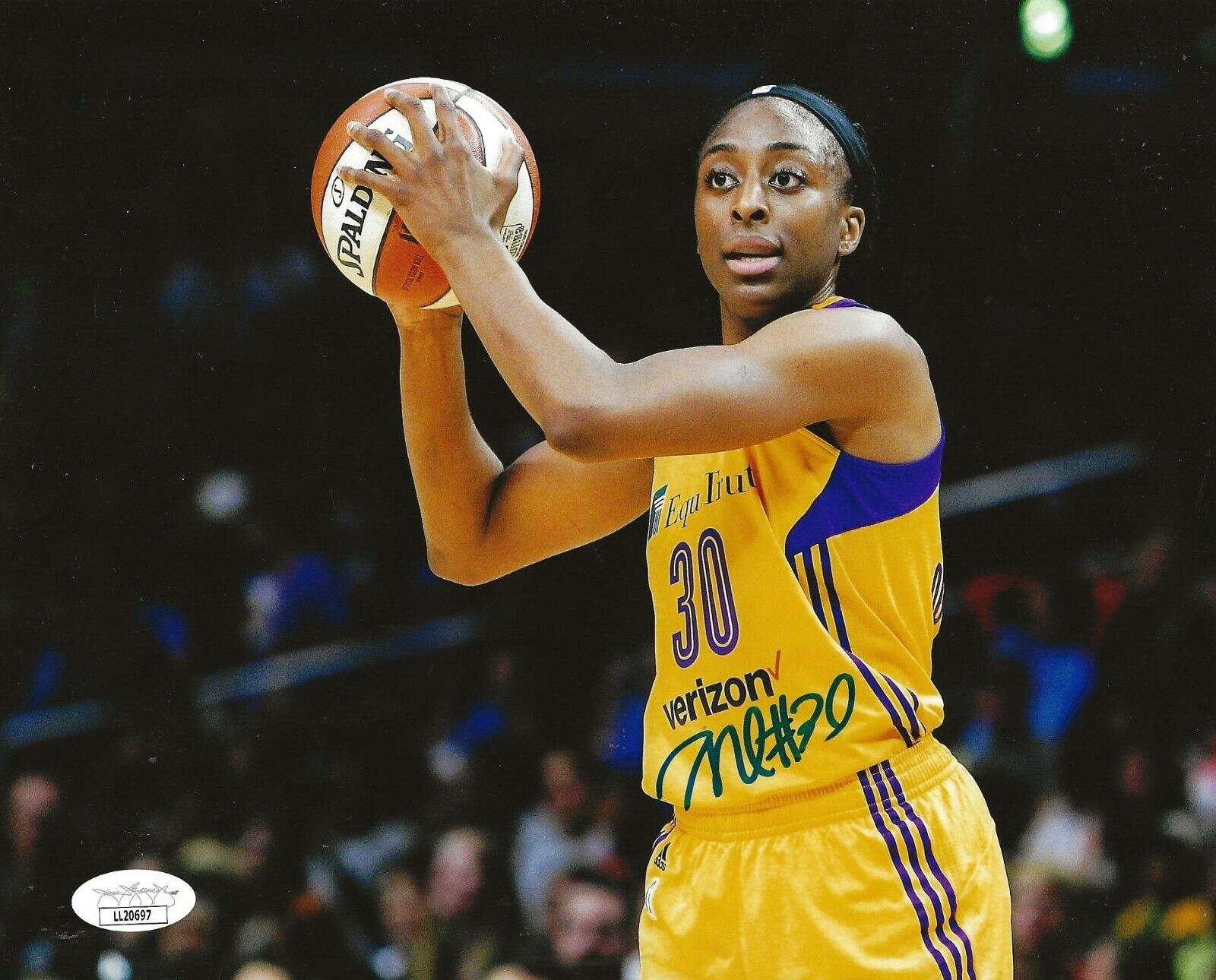 Nneka Ogwumike signed Los Angeles Sparks 8x10 Photo Poster painting autographed LA 7 JSA