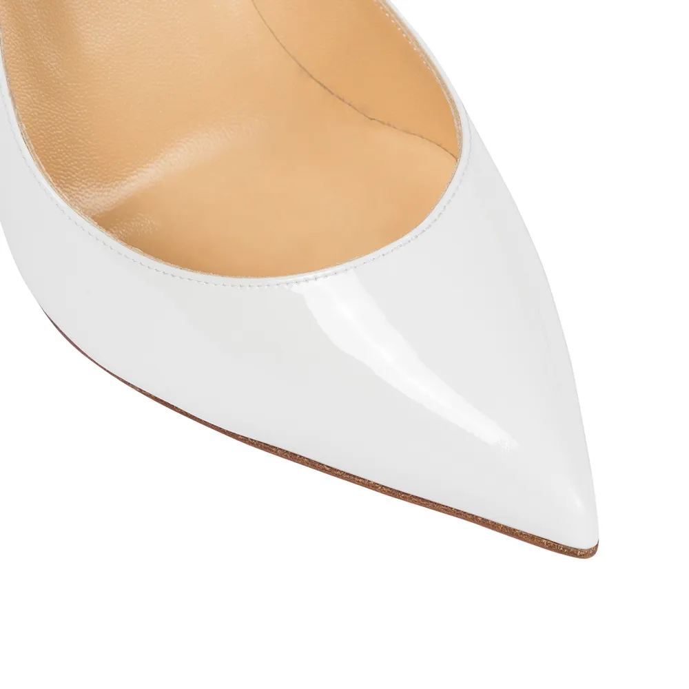 120mm Women's High Heels for Party Wedding White Pumps-vocosishoes
