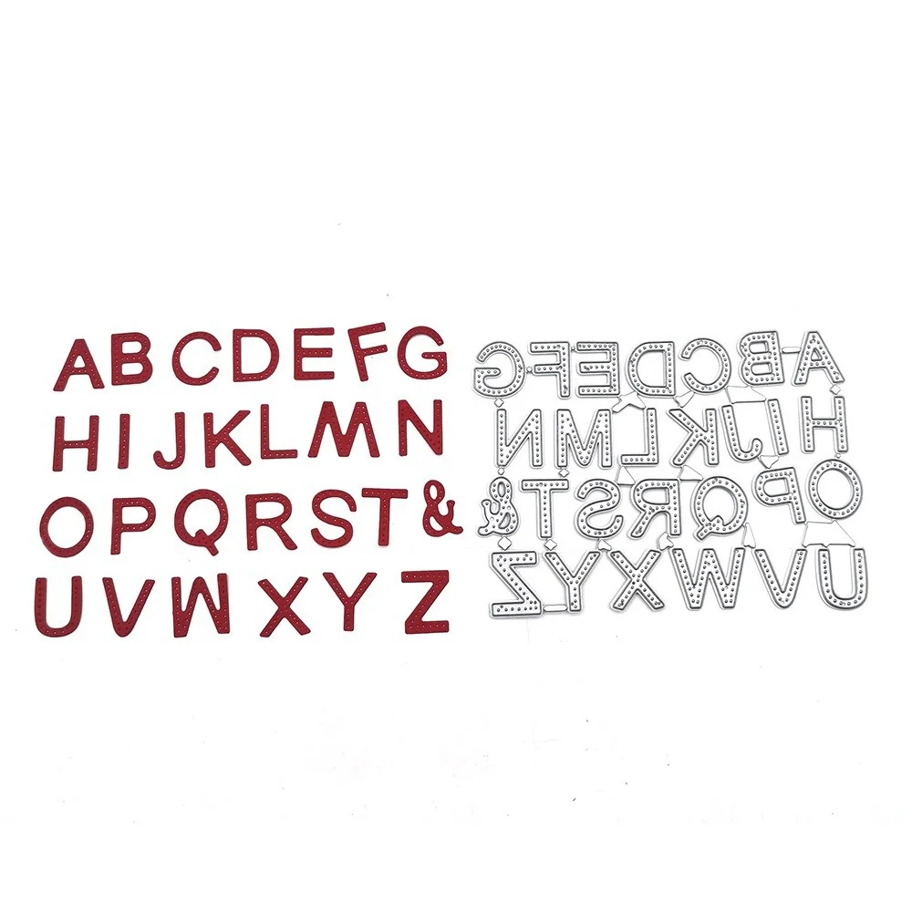 Athvotar DIY Knife Mold Carbon Steel Knife Mold Children DIY Pogravide Cut Cut Version Capital Letter