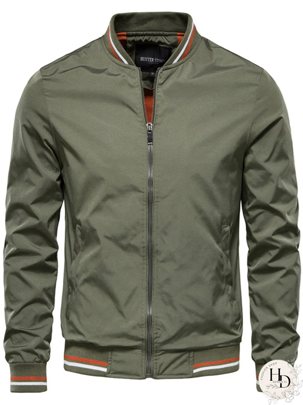 Casual and Stylish Men's Zippered Jacket