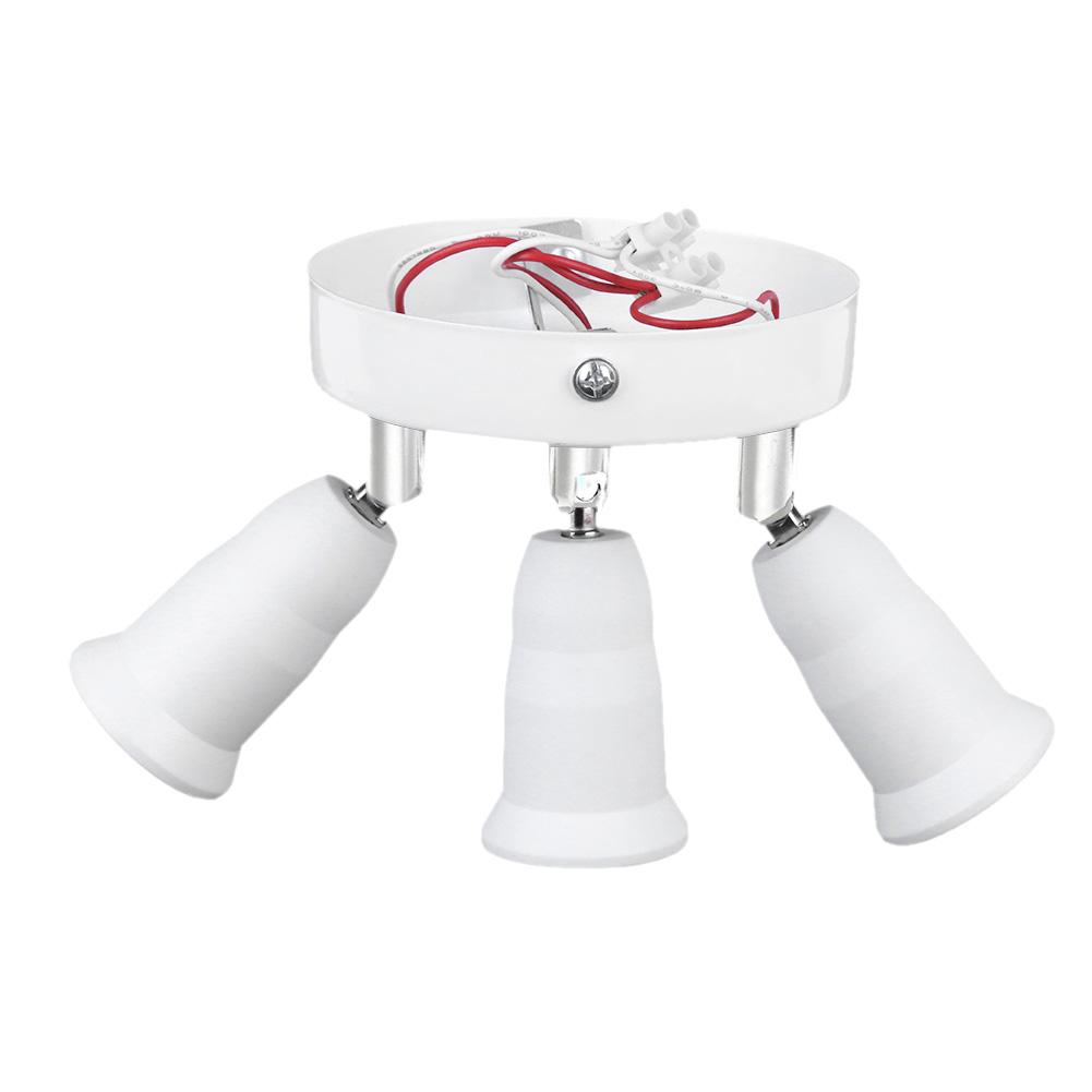 

Adjustable E27 Splitter 3 Head Lamp Base Led Bulb Holder Adapter Socket, 501 Original
