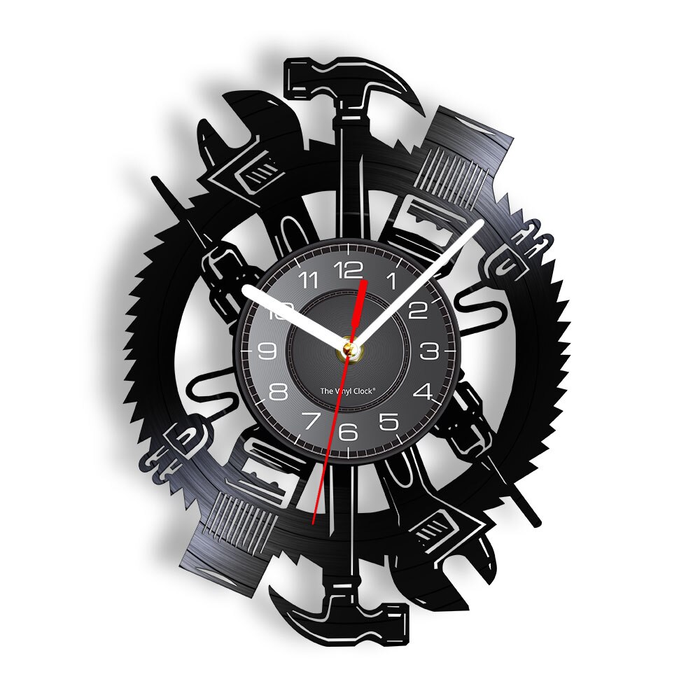 

Car Service Repair - Vinyl Record Wall Clock - Without LED, 501 Original