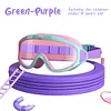 HD children's large frame waterproof and anti-fog swimming goggles