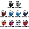 Cycling Face Mask with Active Carbon Filter Dust-Proof Breathable
