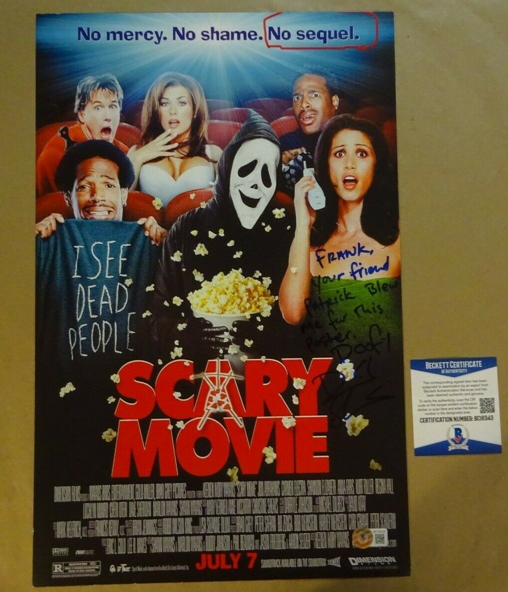 Autographed DAVE SHERIDAN Signed A SCARY MOVIE Poster 11x17