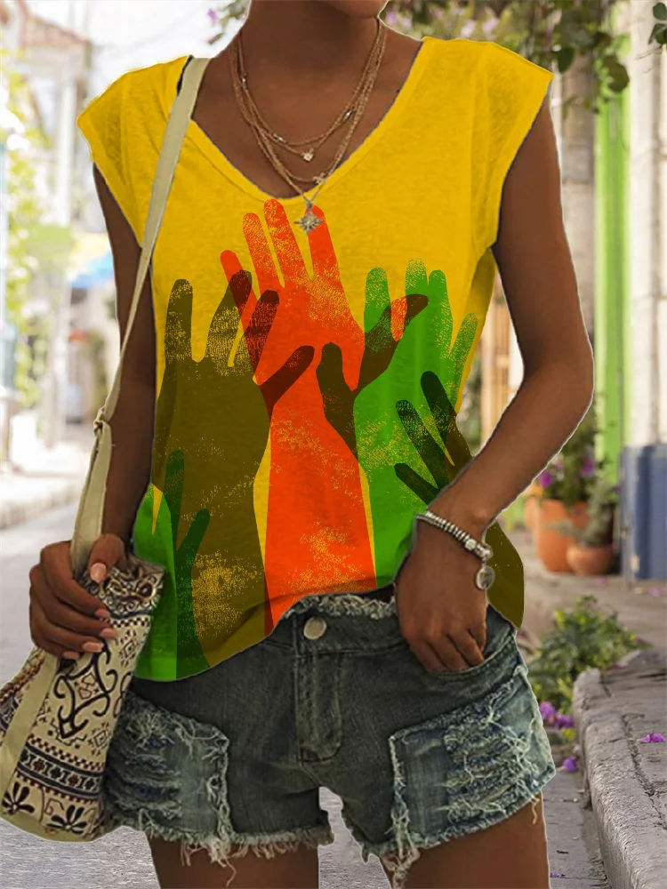 Juneteenth Inspired Art Tank Top
