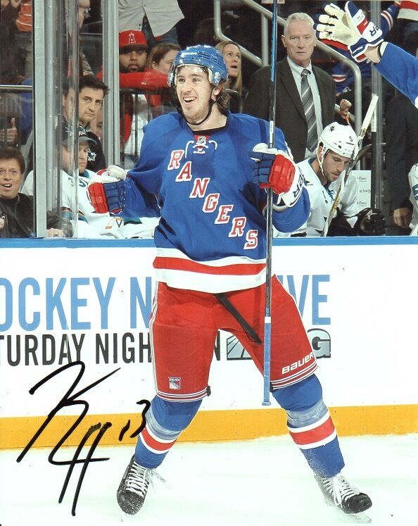 New York Rangers Kevin Hayes Autographed Signed 8x10 NHL Photo Poster painting COA AA