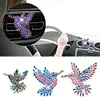 (US Local)Diamond Painting Car Aromatherapy Vent Clip Bling Air Vent Decorations (E)