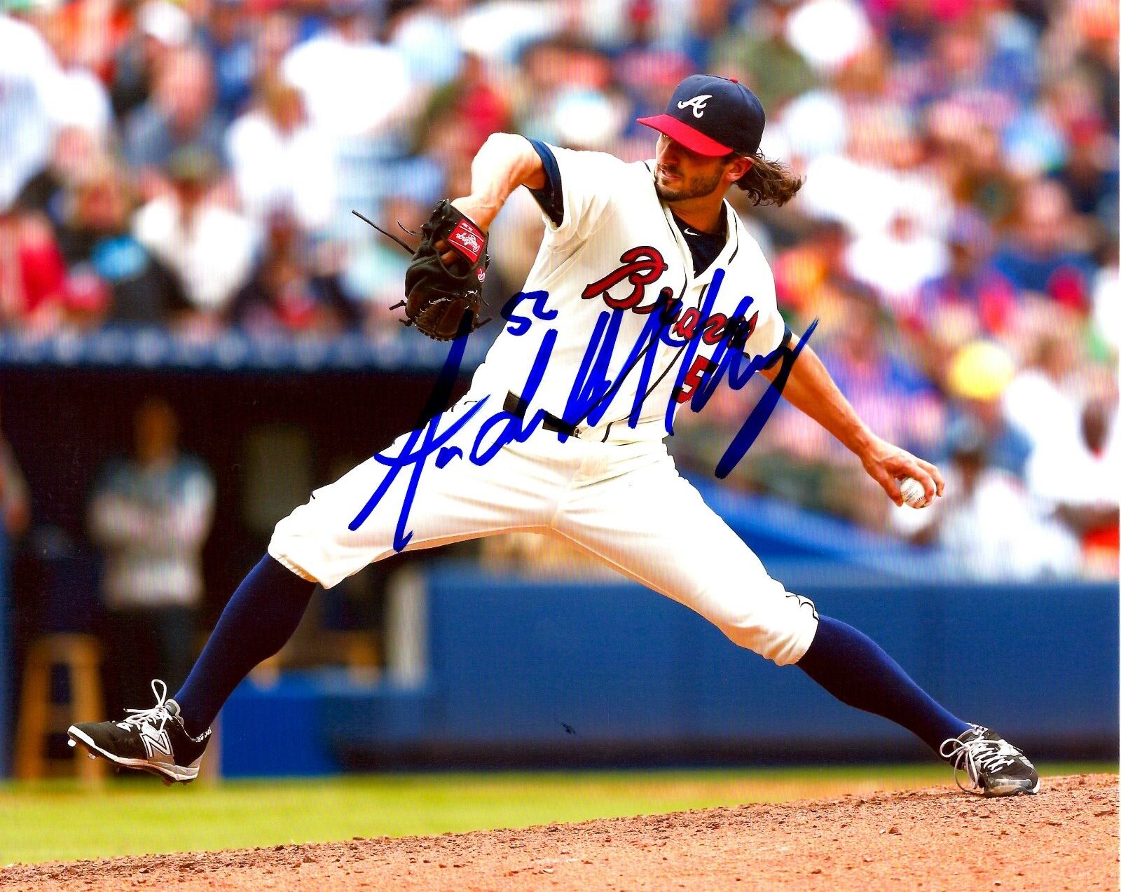 Autographed 8X10 ANDREW MCKIRAHAN Atlanta Braves Photo Poster painting - w/COA