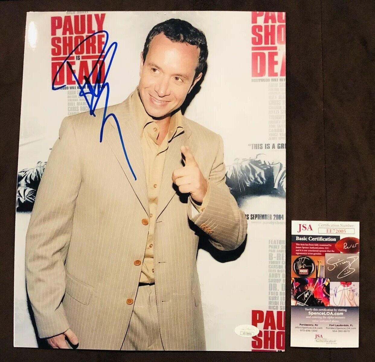 PAULY SHORE SIGNED Jury Duty 11X14 Autographed Photo Poster painting ACTOR comedian JSA Coa