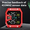 Motorcycle TPMS IP65 Waterproof Wireless Tire Pressure Monitor Sensor System