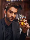 Prank Duck Glass Wine Bottle Middle Finger Whisky Dog Bottle Decanter for Bar