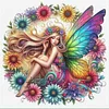 Butterfly Fairy-11CT Stamped Cross Stitch 45*45cm/17.72*17.72in